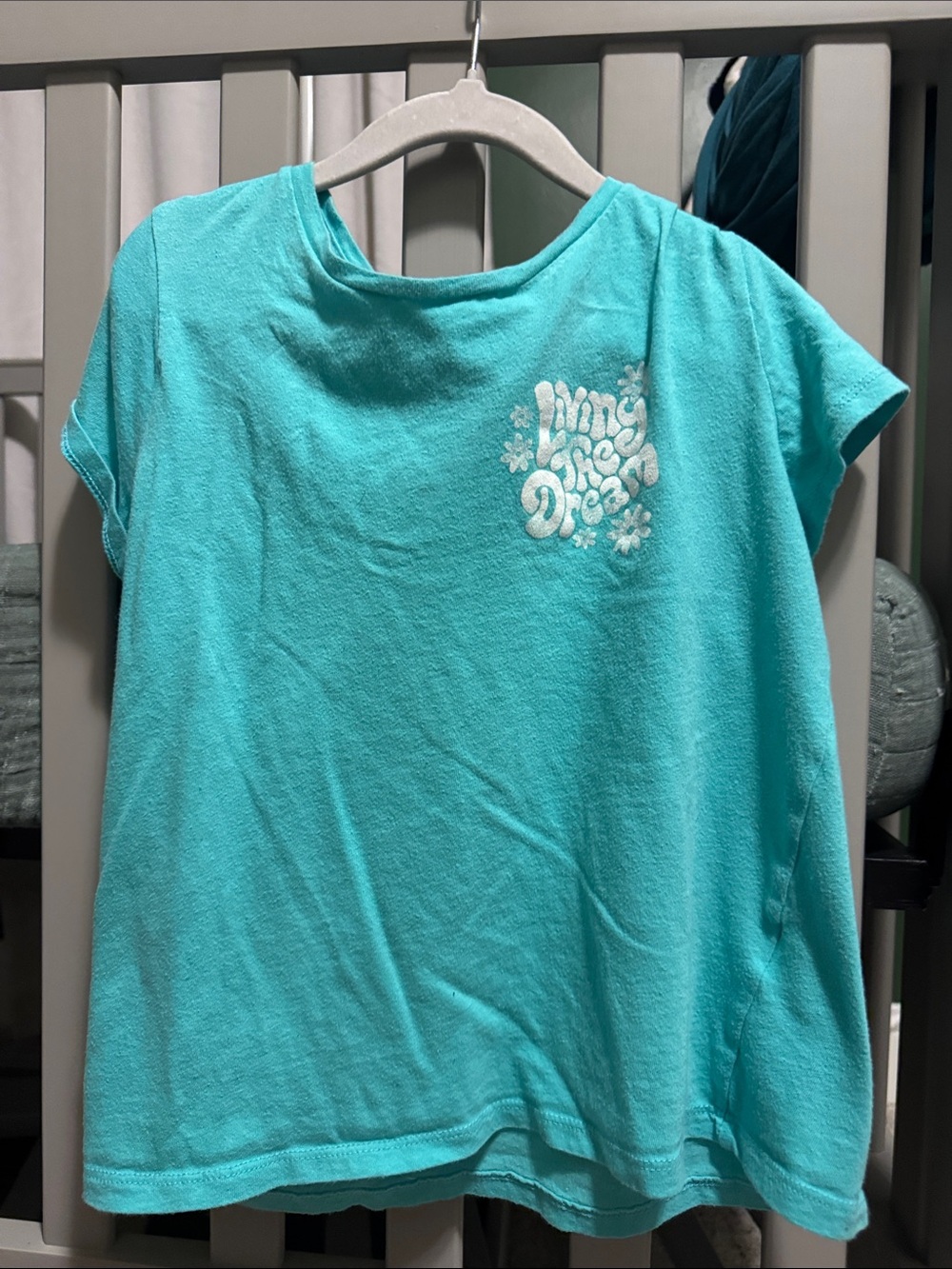Old Navy Teal Graphic Short-Sleeve Tee